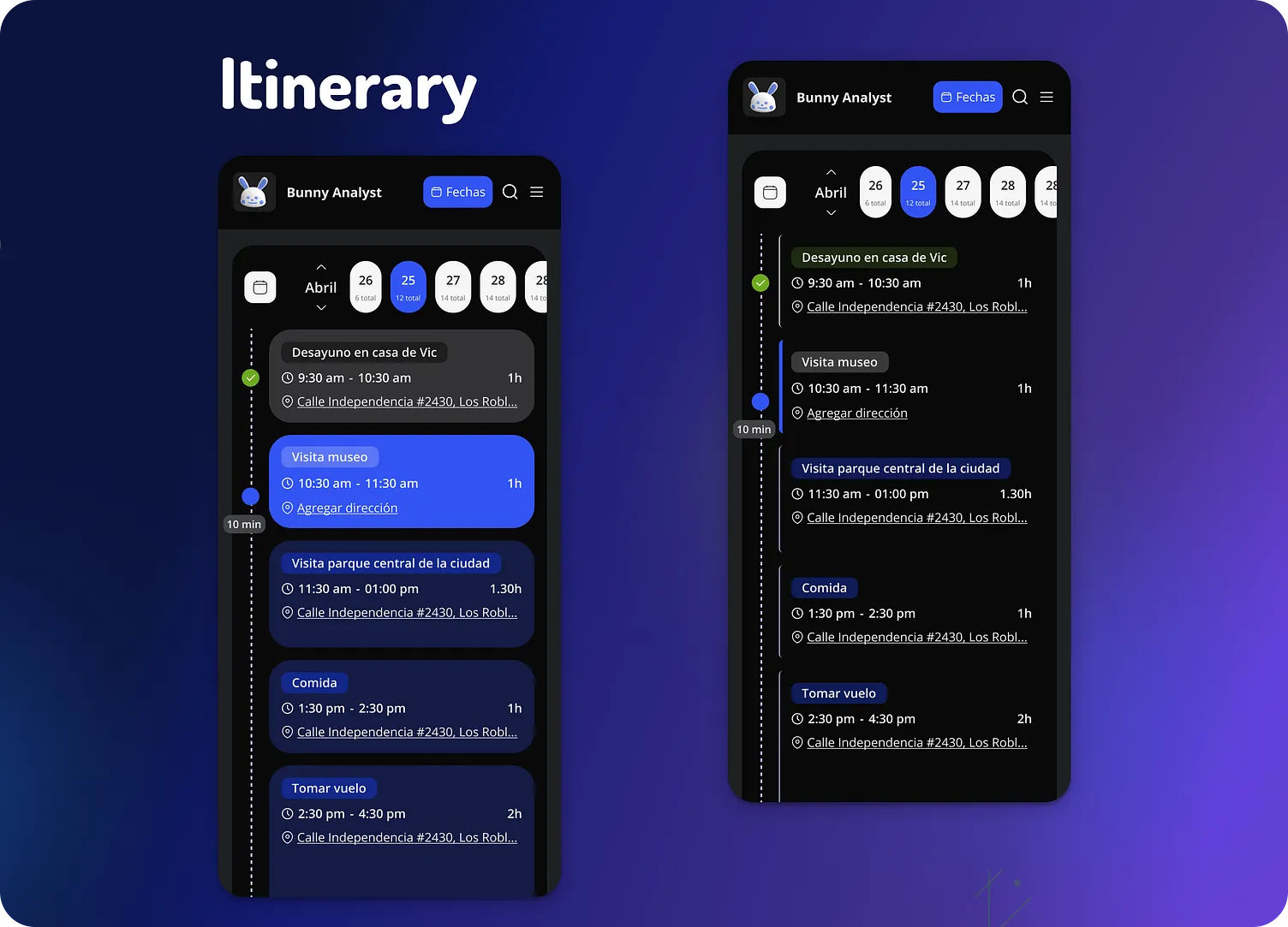 Itinerary Calendar - Image 2